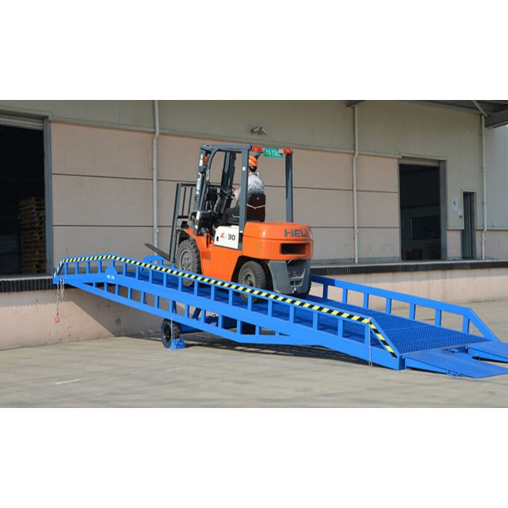 Loading/unloading Ramp Small Mobile Loading/Unloading Ramp for Forklift Container – JINRUILIFT
