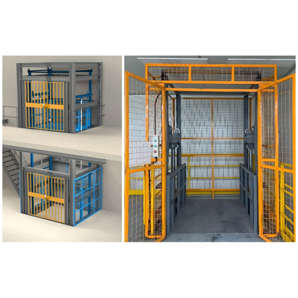 Custom Heavy-Duty Hydraulic Freight Elevator for Industrial Warehouses - صورة Custom Heavy-Duty Hydraulic Freight Elevator for Industrial Warehouses - صورة 8