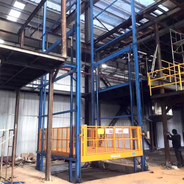 Custom Heavy-Duty Hydraulic Freight Elevator for Industrial Warehouses - Image 2