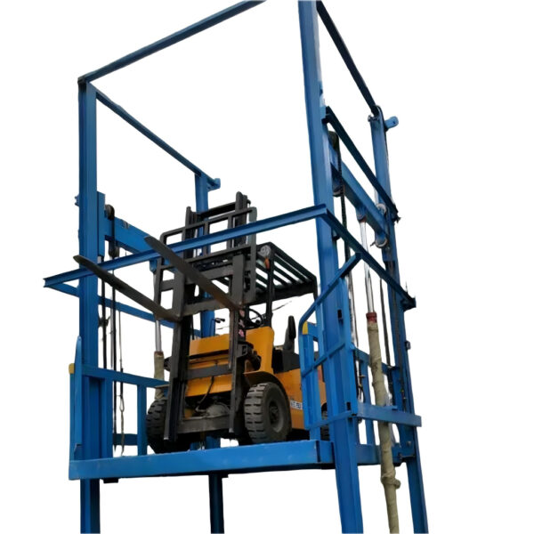 Custom Heavy-Duty Hydraulic Freight Elevator for Industrial Warehouses