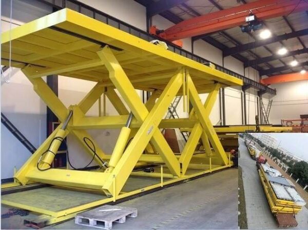 Custom Heavy Duty Double Scissor Lift Table for Industrial Loading and Unloading - Image 6