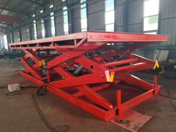 Custom Heavy Duty Double Scissor Lift Table for Industrial Loading and Unloading - Image 7