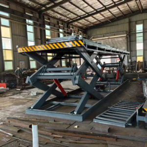 Custom Heavy Duty Double Scissor Lift Table for Industrial Loading and Unloading