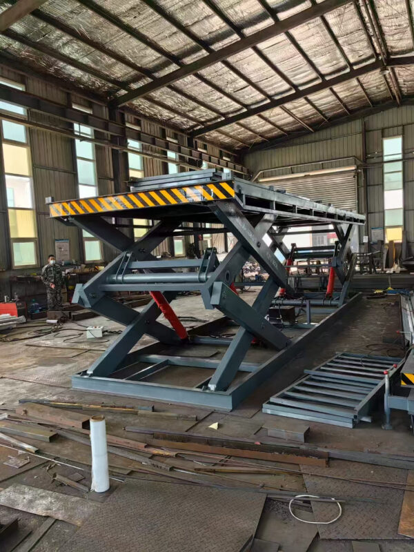 Custom Heavy Duty Double Scissor Lift Table for Industrial Loading and Unloading