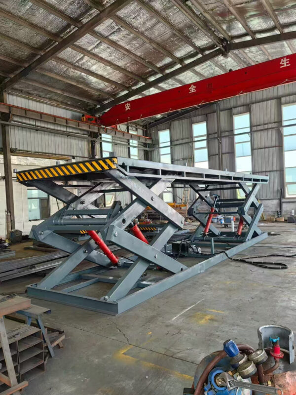 Custom Heavy Duty Double Scissor Lift Table for Industrial Loading and Unloading - Image 3