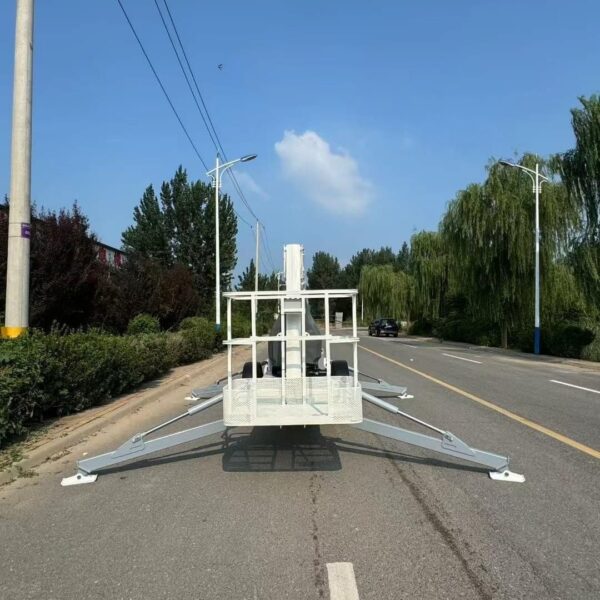 9m 11m 12m 14m 16m 18m 20m 24m 26m Hydraulic Man Mobile Aerial Work Platform Towable Articulated Telescopic Cherry Picker Trailer Mounted Spider Boom Lift - Image 7